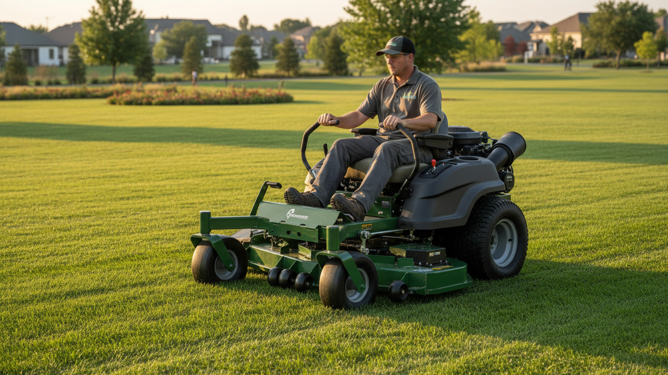 Tondeuse professionnelle autoportée